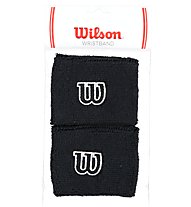 Wilson Wristband polsino tennis, Black