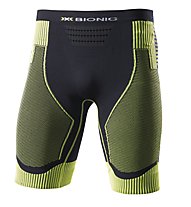 X-Bionic Effektor Power - pantaloncini running - uomo, Black/Green