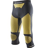X-Bionic Ski Touring Evo Man Pants Medium - calzamaglia - uomo, Black/Yellow