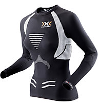X-Bionic The Trick - maglia running - donna, Black/White