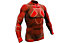 X-Bionic Trail Man Effektor Shirt Long - maglia trail running, Red/Black
