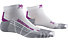 X-Socks Run Discovery - calzini running - donna, White/Grey/Purple