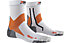 X-Socks Run Fast - Laufsocken, White/Orange