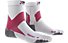 X-Socks Run Fast - Laufsocken, White/Pink