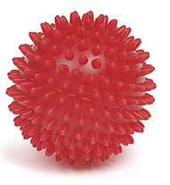 Yogistar Spiky Ball 9 cm - palla da massaggio, Red