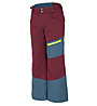 Ziener Ayules - pantaloni da sci - bambino, Blue/Dark Red